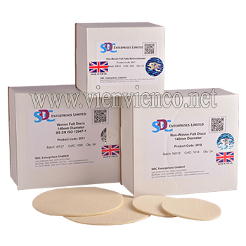 Tấm lót nỉ trong thử nghiệm Martindale