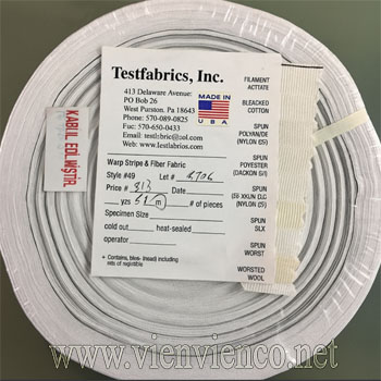 Vải đa sợi MFF49 JC Penney Testfabrics