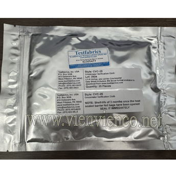 Vải đối chứng kiểm tra độ bền màu ma sát AATCC CVC-25