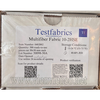 Vải thử nghiệm đa sợi số 10, (5x5cm), MFF 10-2HSE
